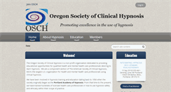 Desktop Screenshot of oregonhypnosis.org