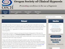 Tablet Screenshot of oregonhypnosis.org